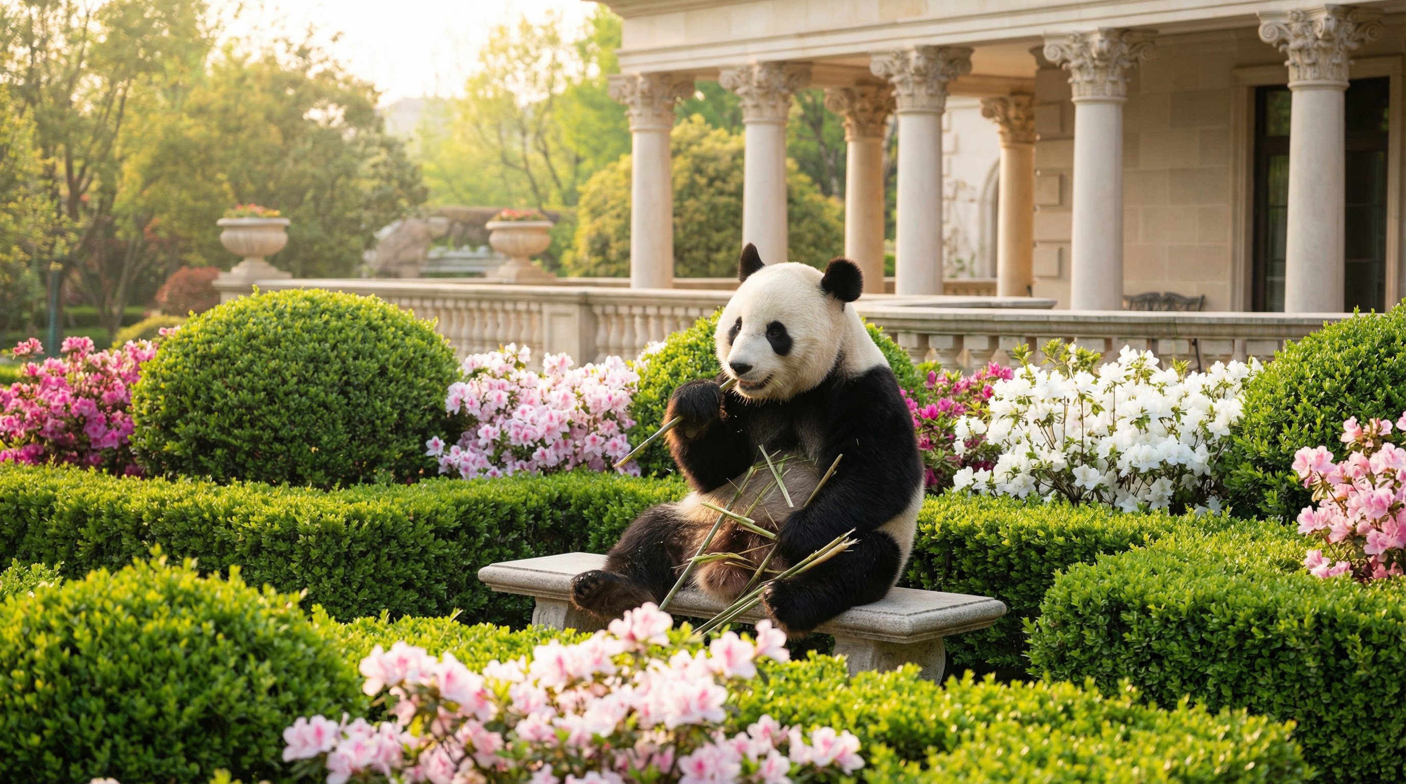 大熊猫竹林嘻戏 - 国产独家高清视频纪录